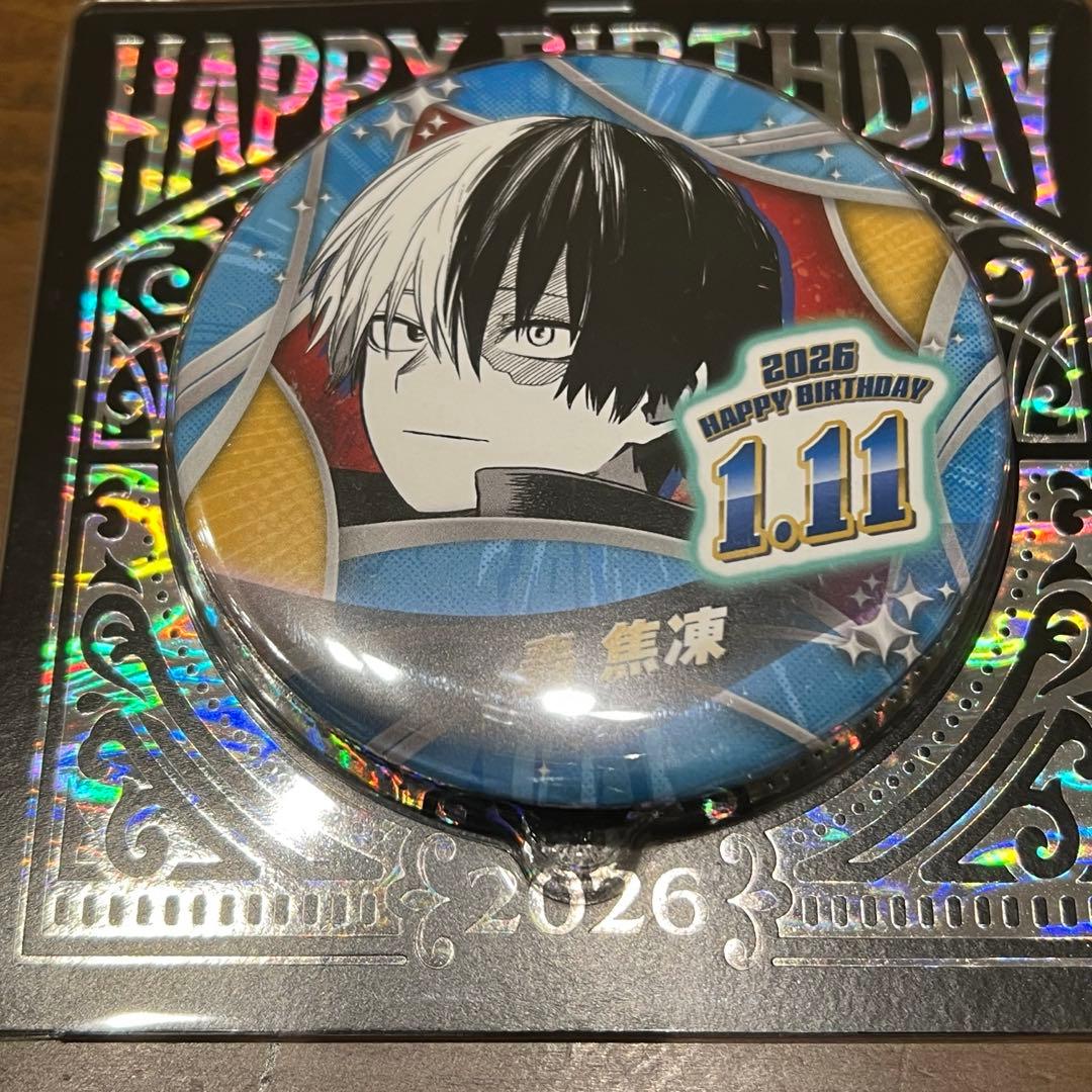僕のヒーローアカデミア 2026年 バースデー 缶バッジ 轟焦凍 - メルカリ
