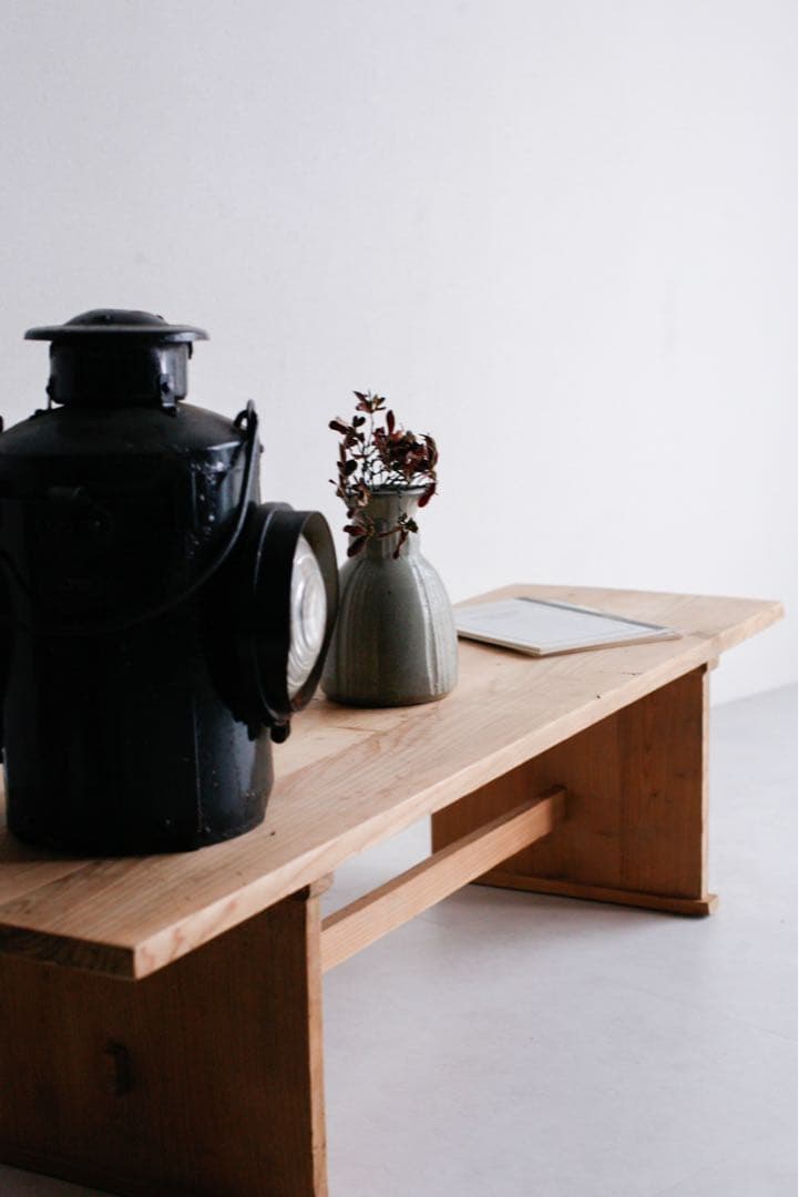 文机 杉材 無垢材 ローテーブル 飾り棚 古家具 古道具 アンティーク