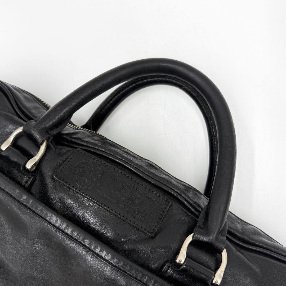 【専用】ウォームスクラフツ マニュフファクチ ビジネスバッグ レザー ブラック