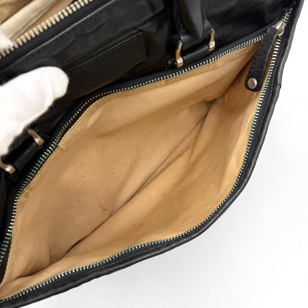 【専用】ウォームスクラフツ マニュフファクチ ビジネスバッグ レザー ブラック