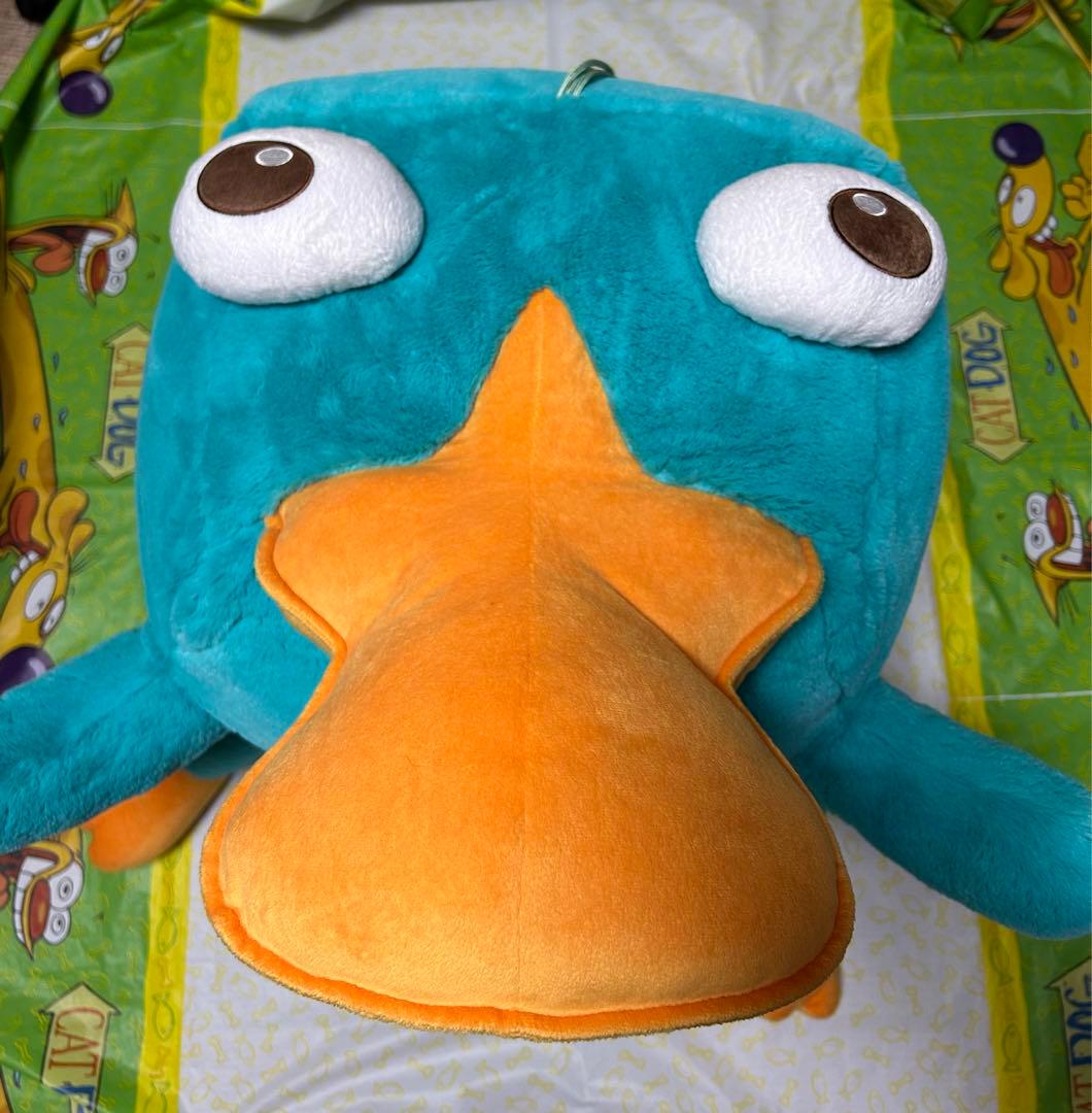 おまけ付き！ カモノハシペリー 特大 クッション スツール