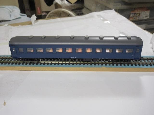 国鉄 オハ35系客車(座席車) 4両セット (ブルー) HOゲージ 未走行車