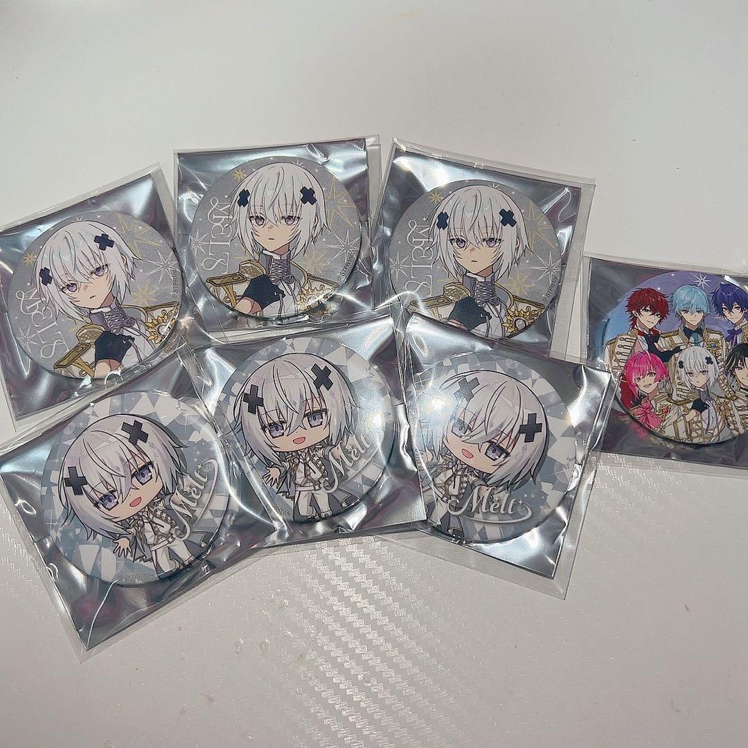 めておら メルト 缶バッジ 等身 デフォ 1周年 meteorites