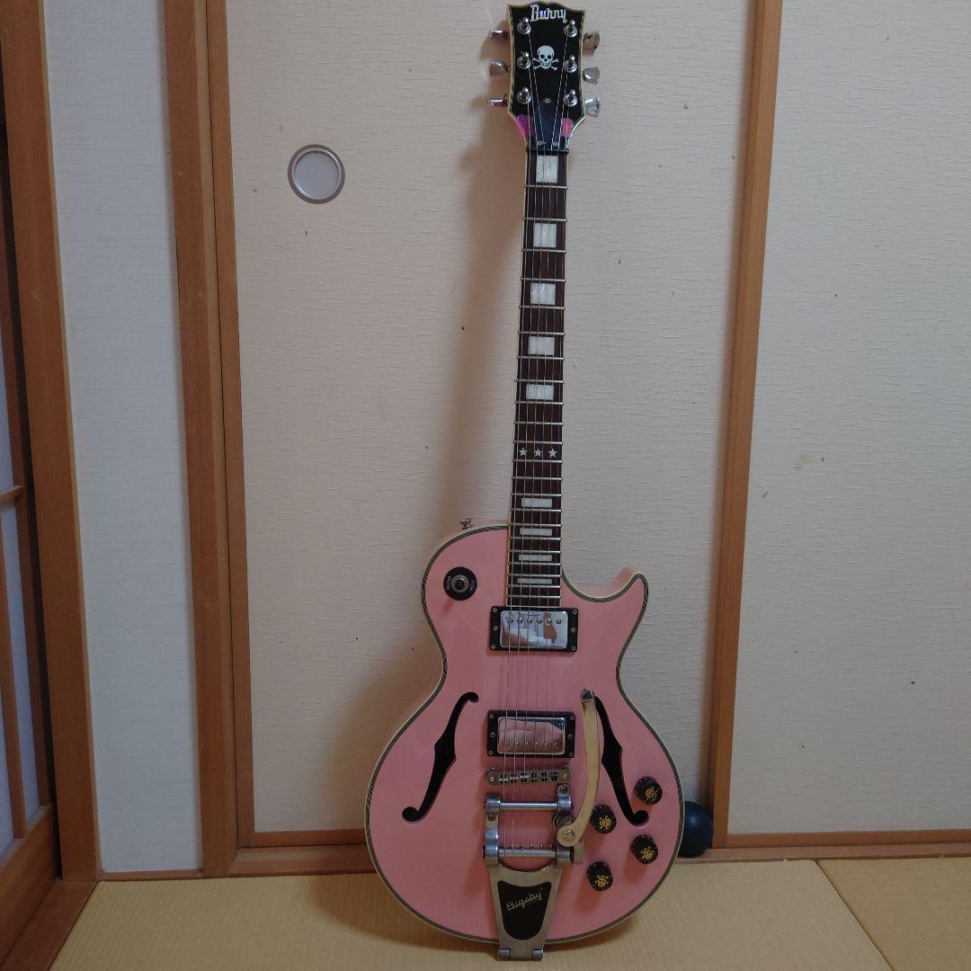 ギター FERNANDES Bunny レスポールタイプ ピンク Burny LPタイプ