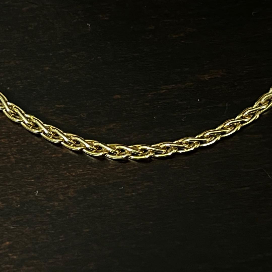 ヴィンテージ ティファニー 18K ゴールド スモール ブレイド ブレスレット