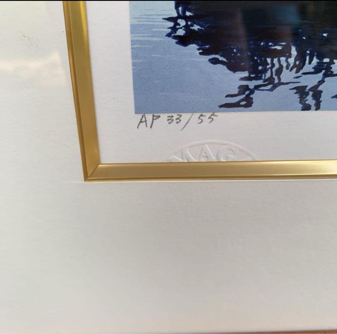 ヒロヤマガタ シルクスクリーン 兼六園 日本のエッセンス 版画　レア