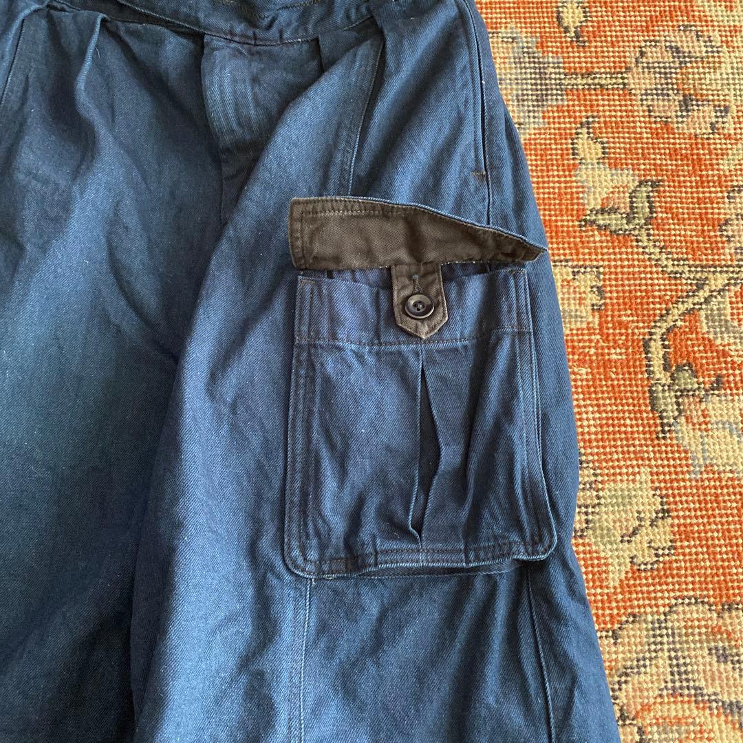 キャピタルKAPTAL デニムスカート インディゴ