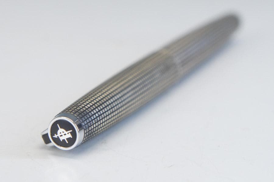 スターリングシルバー パイロットカスタム 万年筆 ペン先18K刻印