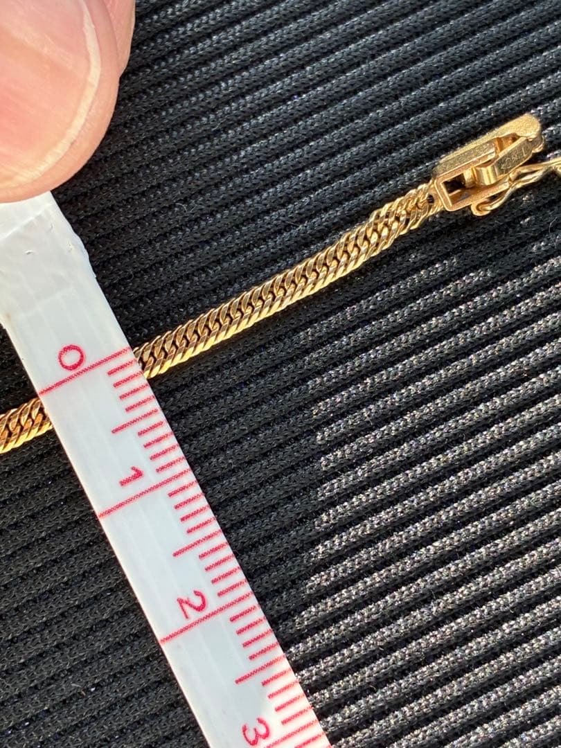 ゆっけ様　K18 12面トリプル　喜平ブレスレット