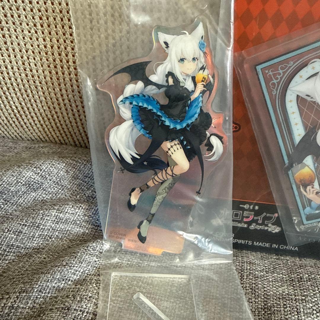 ホロライブ 一番くじ 白上フブキ アクリルスタンド2種 アクリル