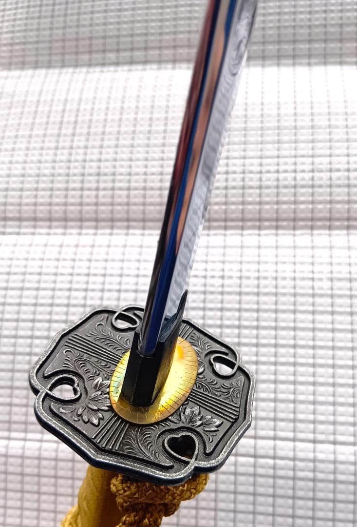 模造刀 木製鞘 紫カバー