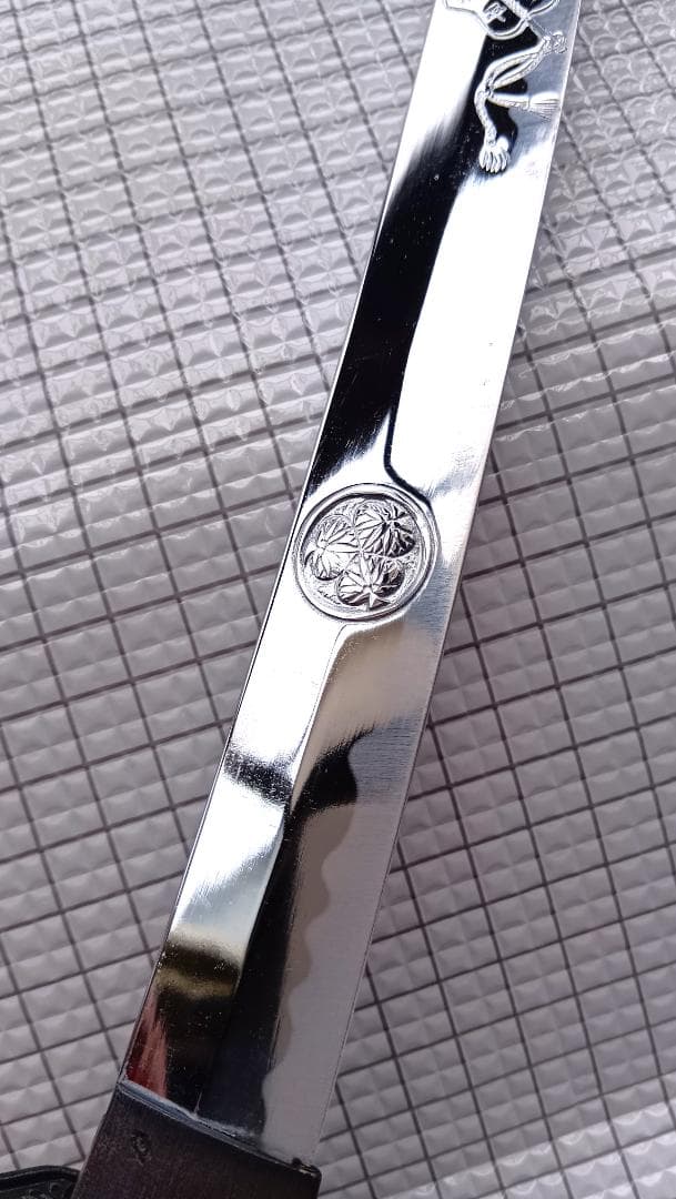 模造刀 木製鞘 紫カバー