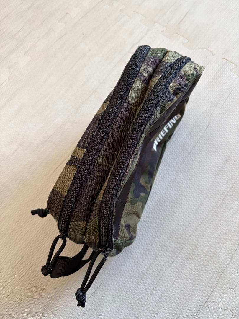 値下げ！BRIEFING ブリーフィング カモフラージュ 迷彩 ダブルジッパー