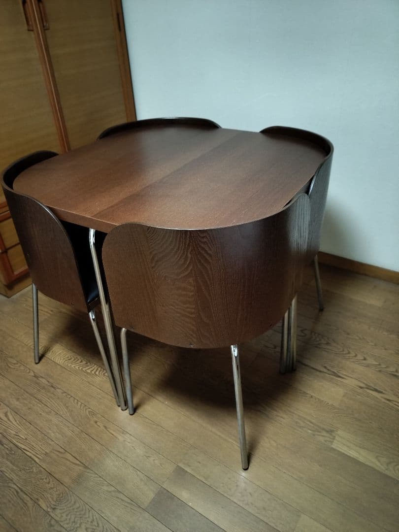 IKEA FUSION  4人掛け ダイニングテーブルセット