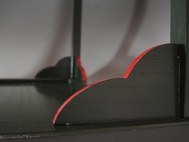 ★　駒沢利斎　糸巻棚　表千家　十三代　即中斎の花押がございます★x517