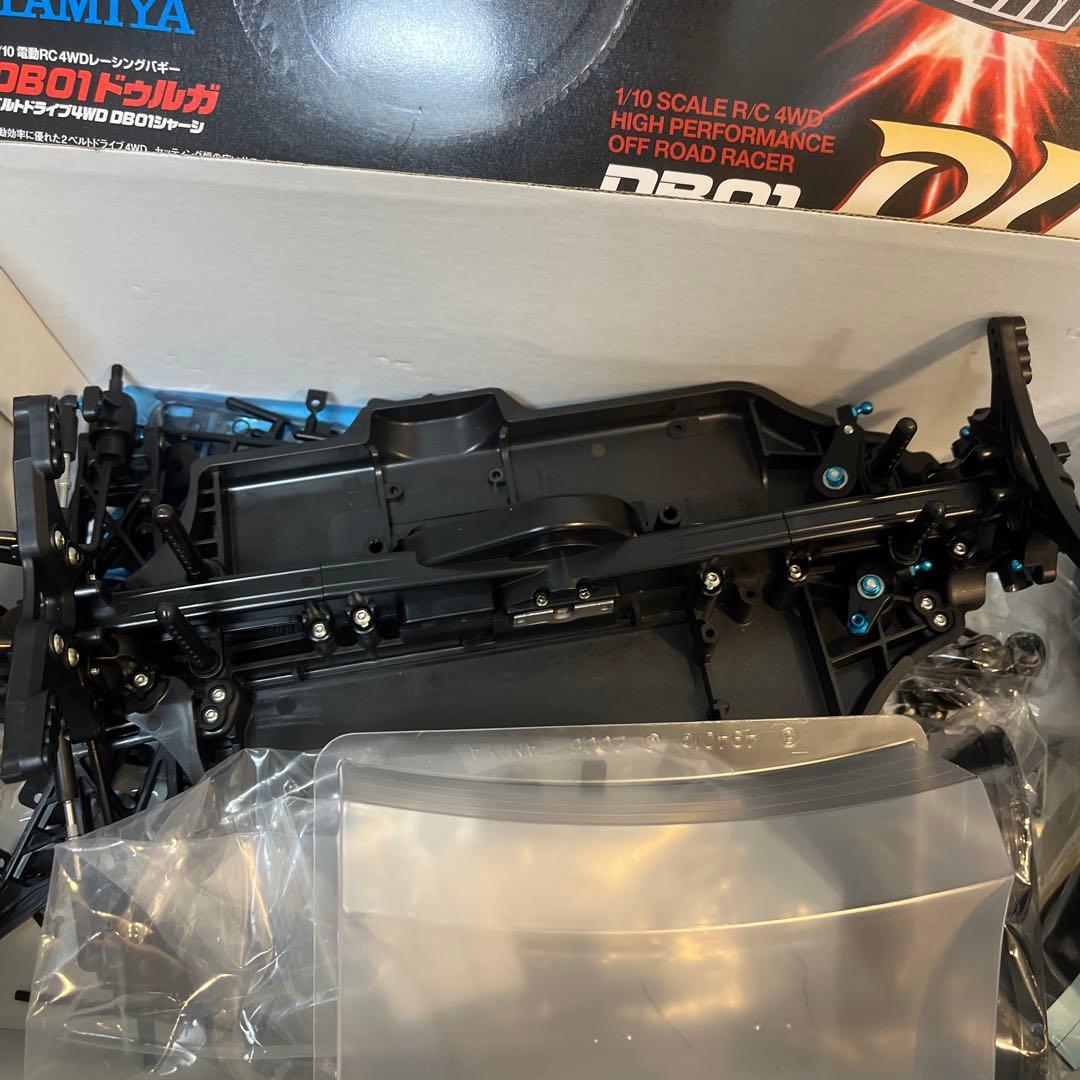 タミヤ DB01ドゥルガ未完成.オプション付き