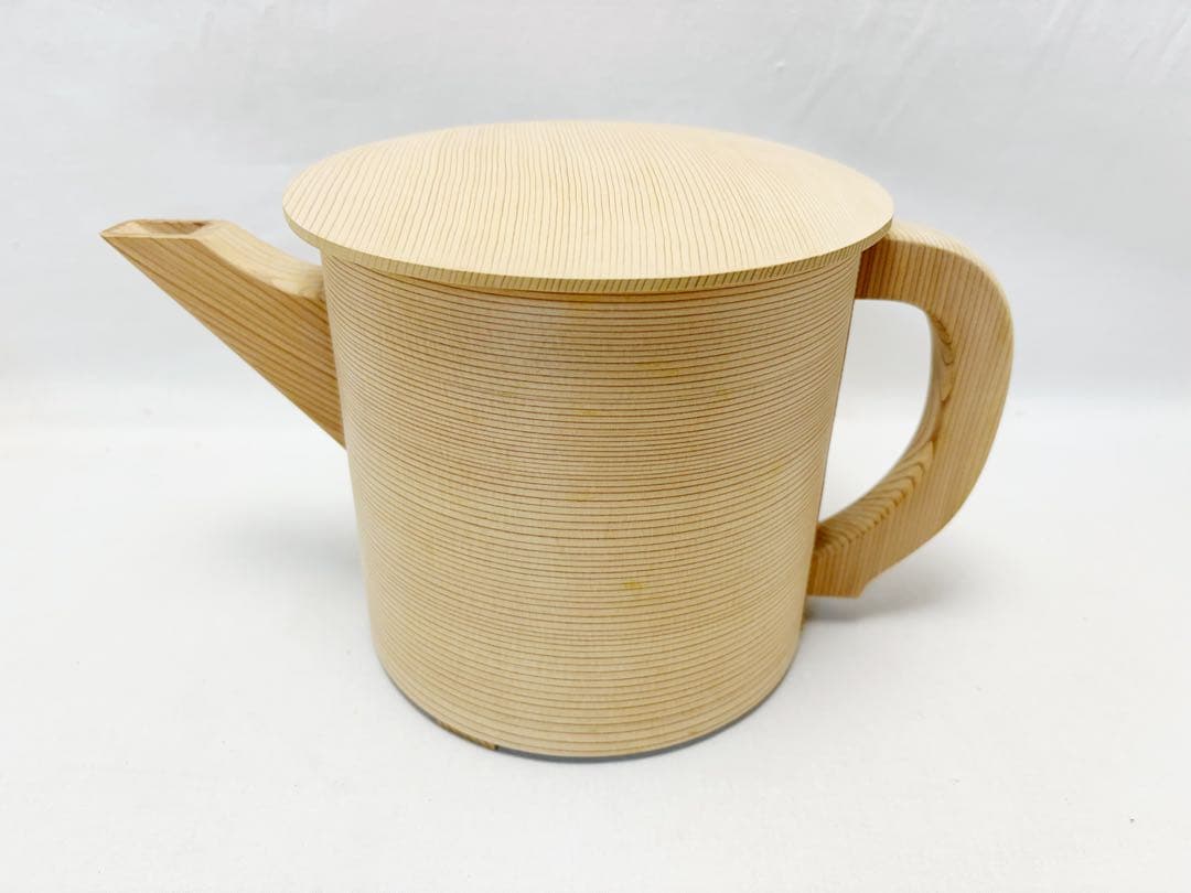 茶道具 曲水次 （水注） 曲片口水次 木地 紙箱