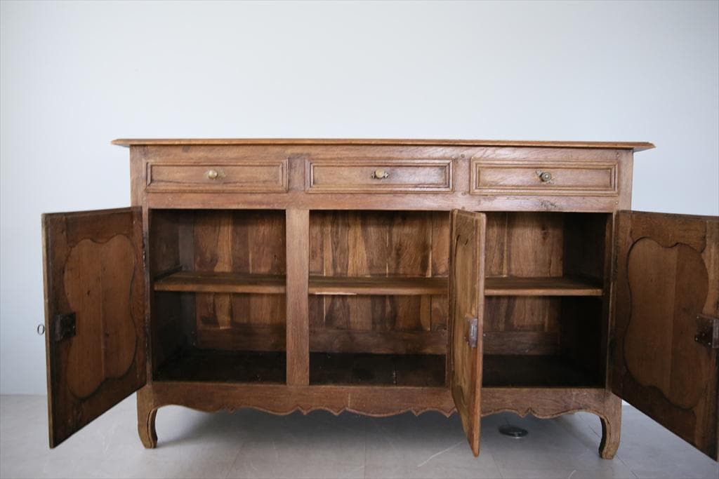 フランスアンティーク猫脚サイドボード/ショップカウンター/チェスト