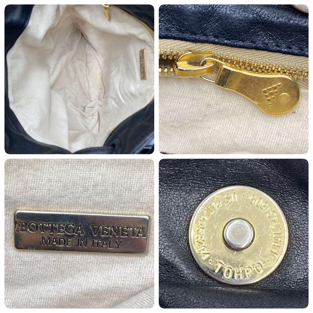 良品 ボッテガヴェネタ イントレチャート ショルダーバッグ レザー ビンテージ
