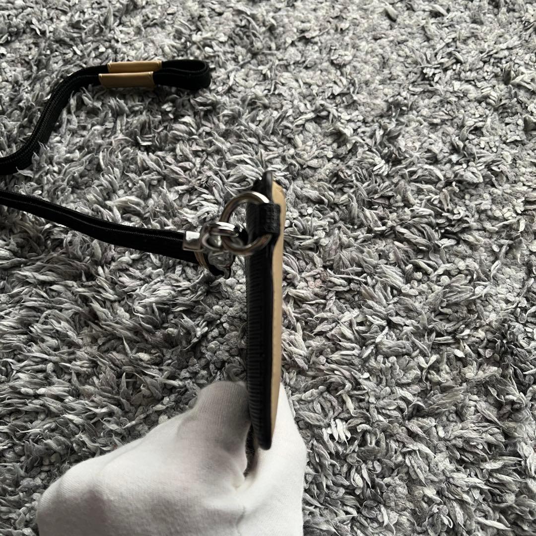 【美品！】MARNI ネックポーチ ケース ウォレット ベージュ ブラック