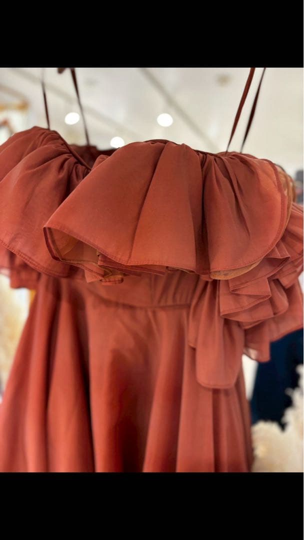 ウェディング　テラコッタ　THE URBAN BLANCHE S カラードレス