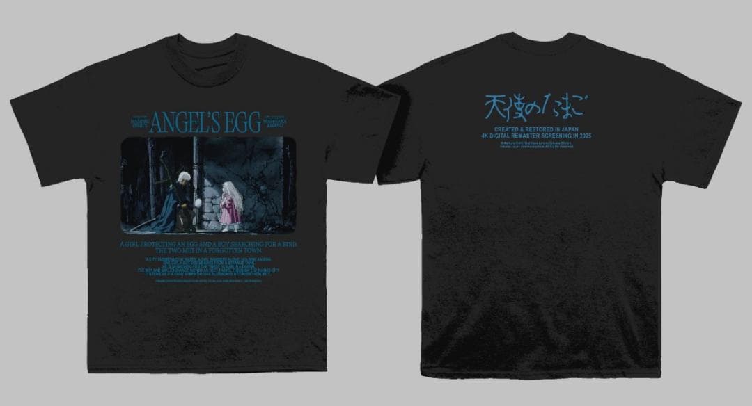 天使のたまご ANGEL'S EGG 限定Tシャツ ブラック Mサイズ 天野喜孝
