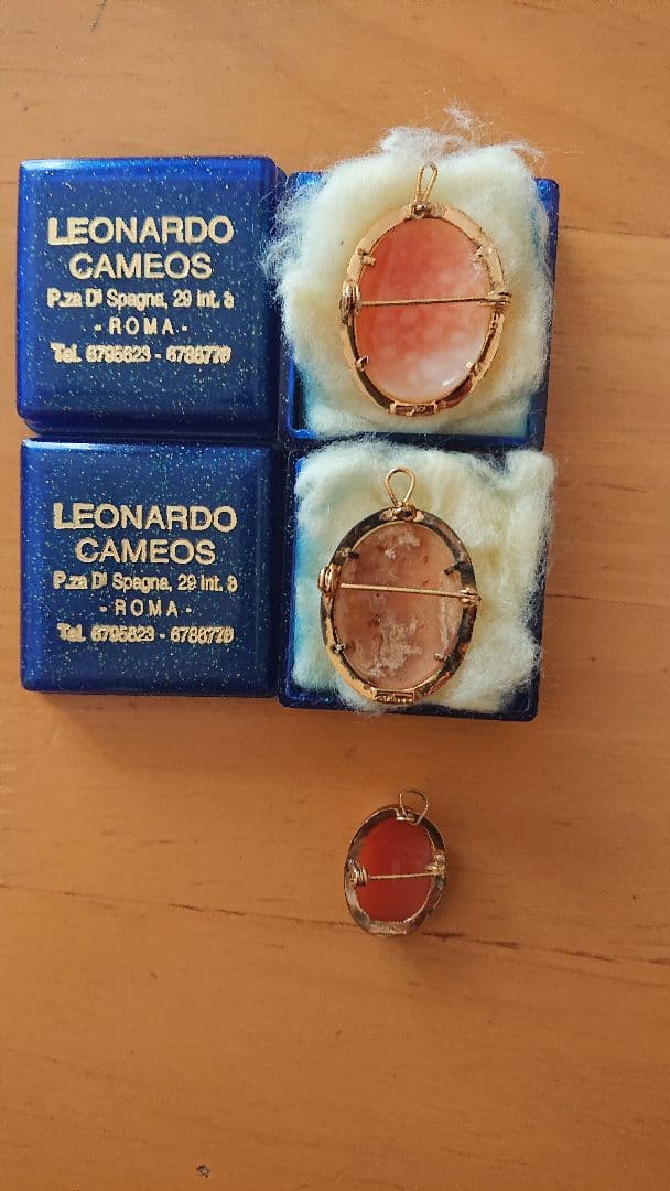 LEONARDO カメオブローチ 3個セット - メルカリ