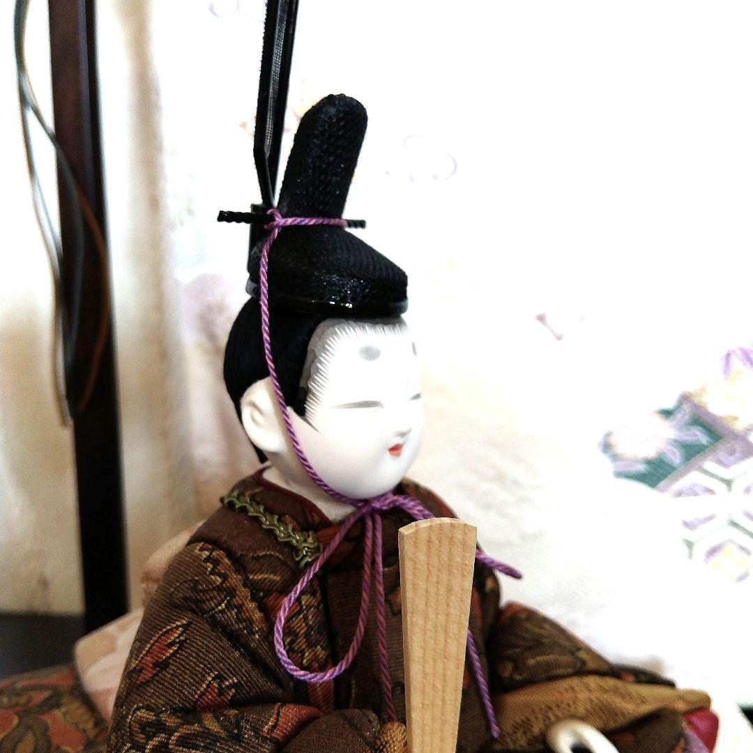 木目込雛人形　柿沼東光作　雛人形一式　杏