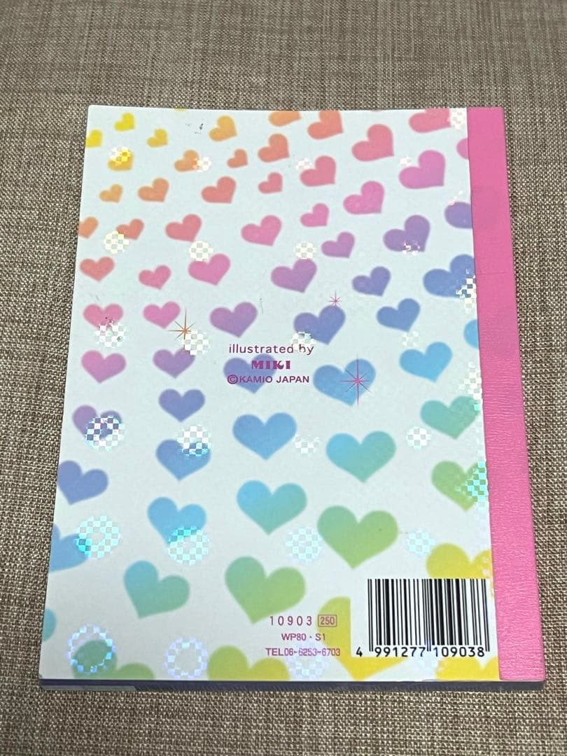 約20年前☆平成レトロ カミオジャパン メモ帳 女の子 ガール 文房具