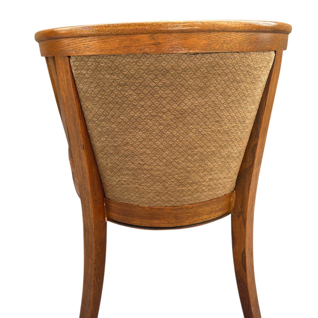 ② アンティーク 椅子 ヴィンテージ インテリア 木製チェア スタッズ