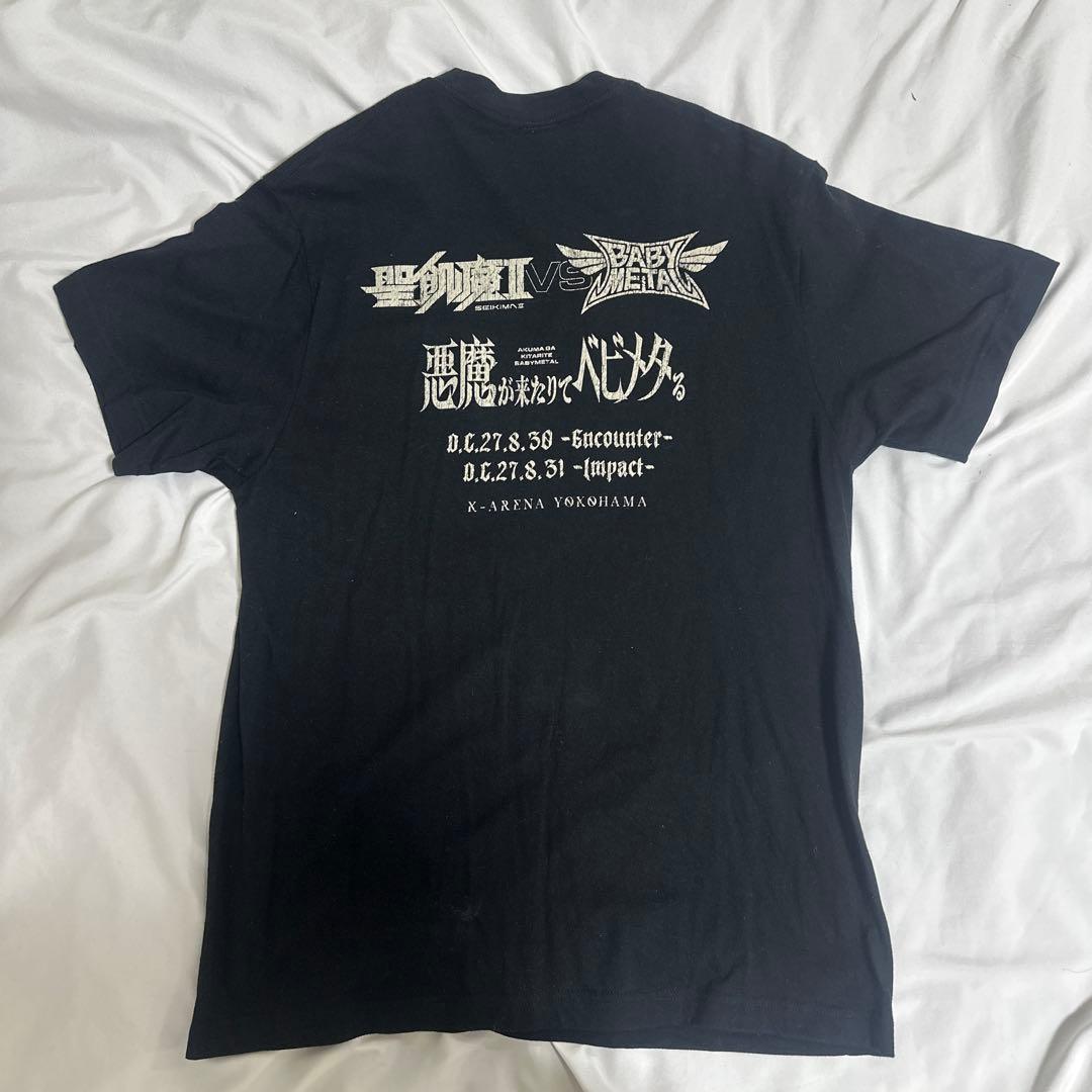 BABYMETAL×聖飢魔II「悪魔が来たりてベビメタる」Tシャツ Lサイズ