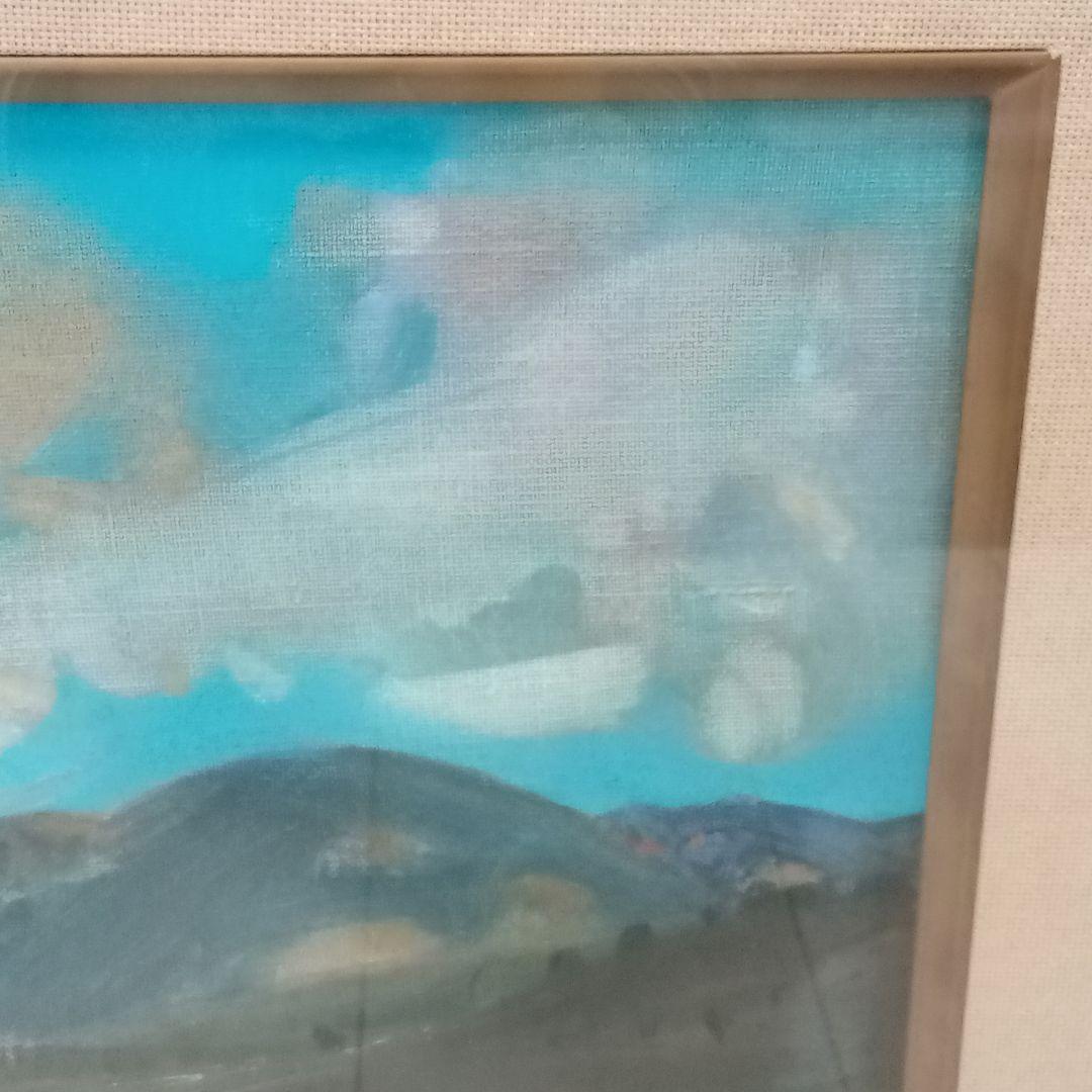 【真作】宮木薫（国画会）「雲立ちぬ」 4号