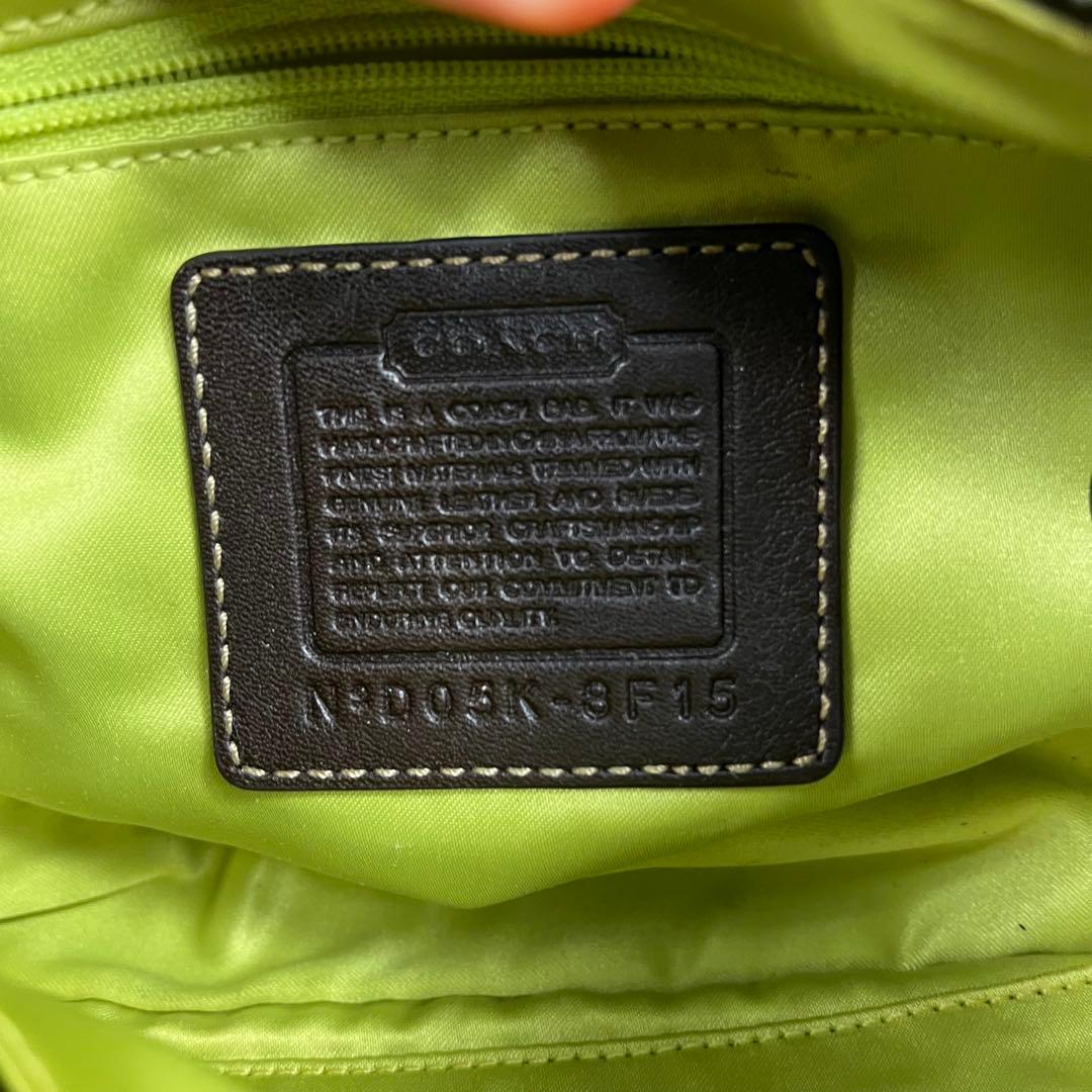 COACH コーチ アクセサリーポーチ ツイード スエード