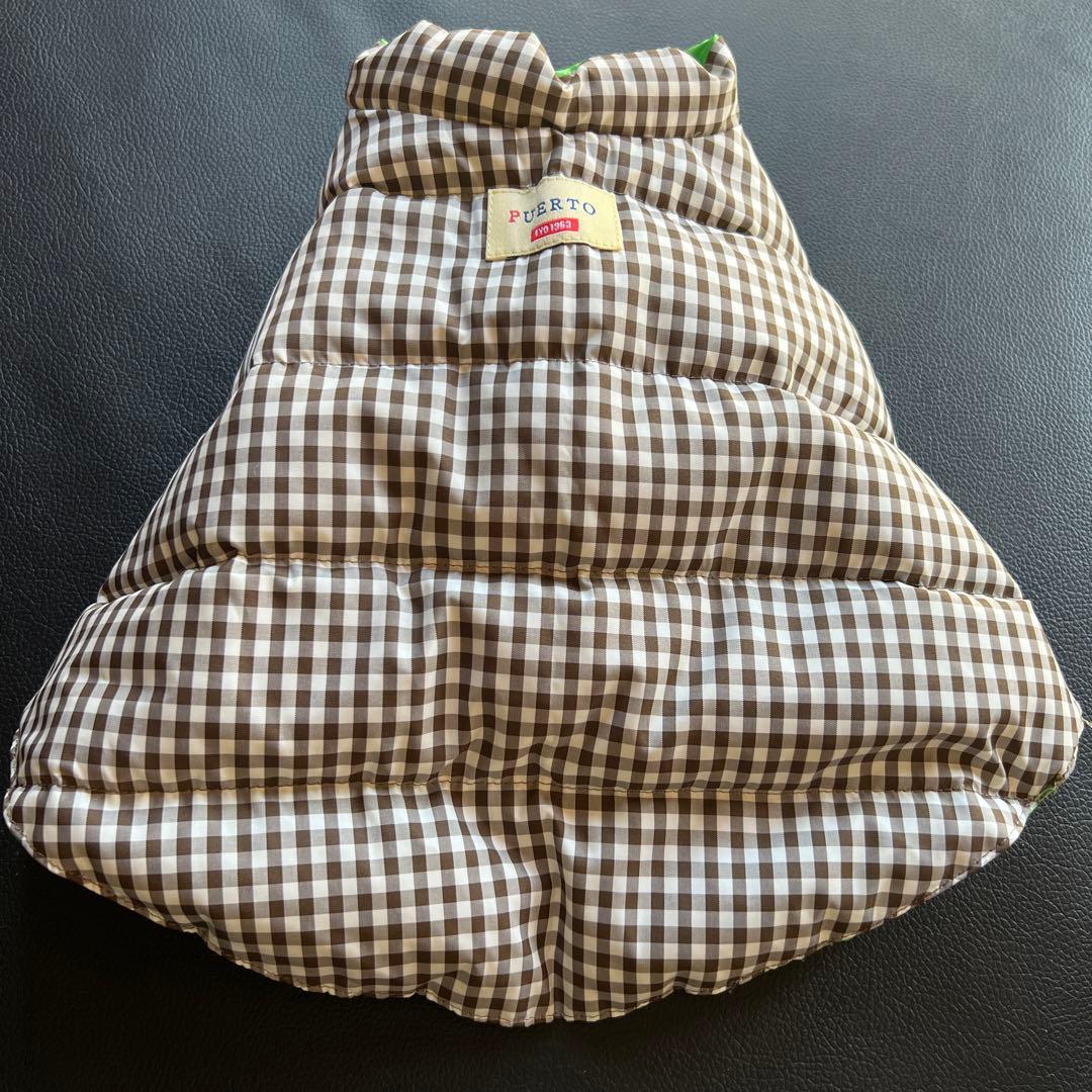 新品未使用 アトリエgg プレミアムリネンダウンベスト リバーシブル