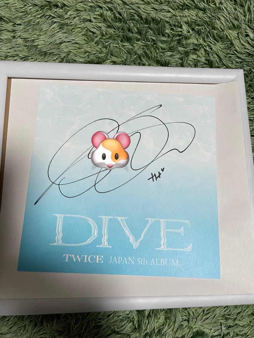 TWICE DIVE サナ 直筆サイン