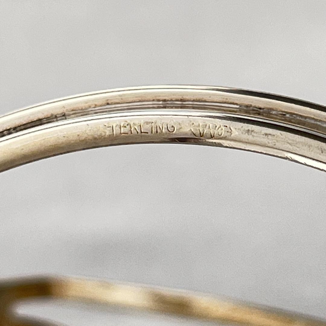 【Webster】【純銀 / ガラス】ワイングラスコースター 6枚 スターリング