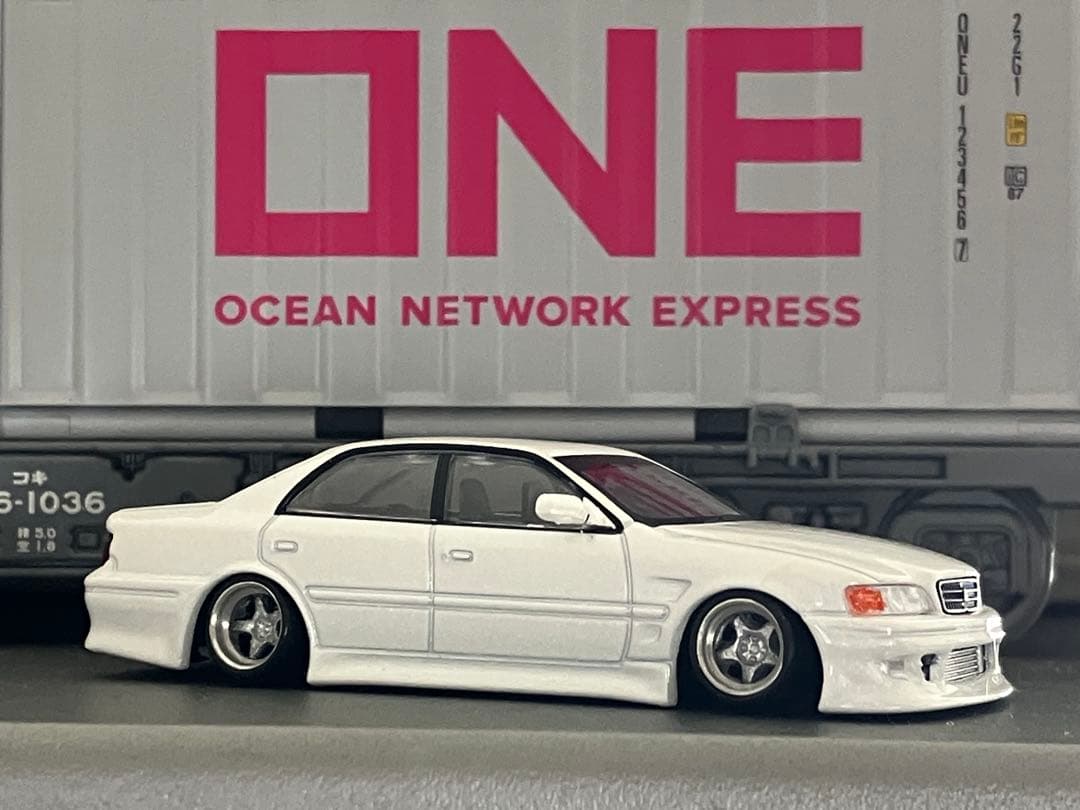 トヨタ　チェイサー　改造　ミニカー　jzx100