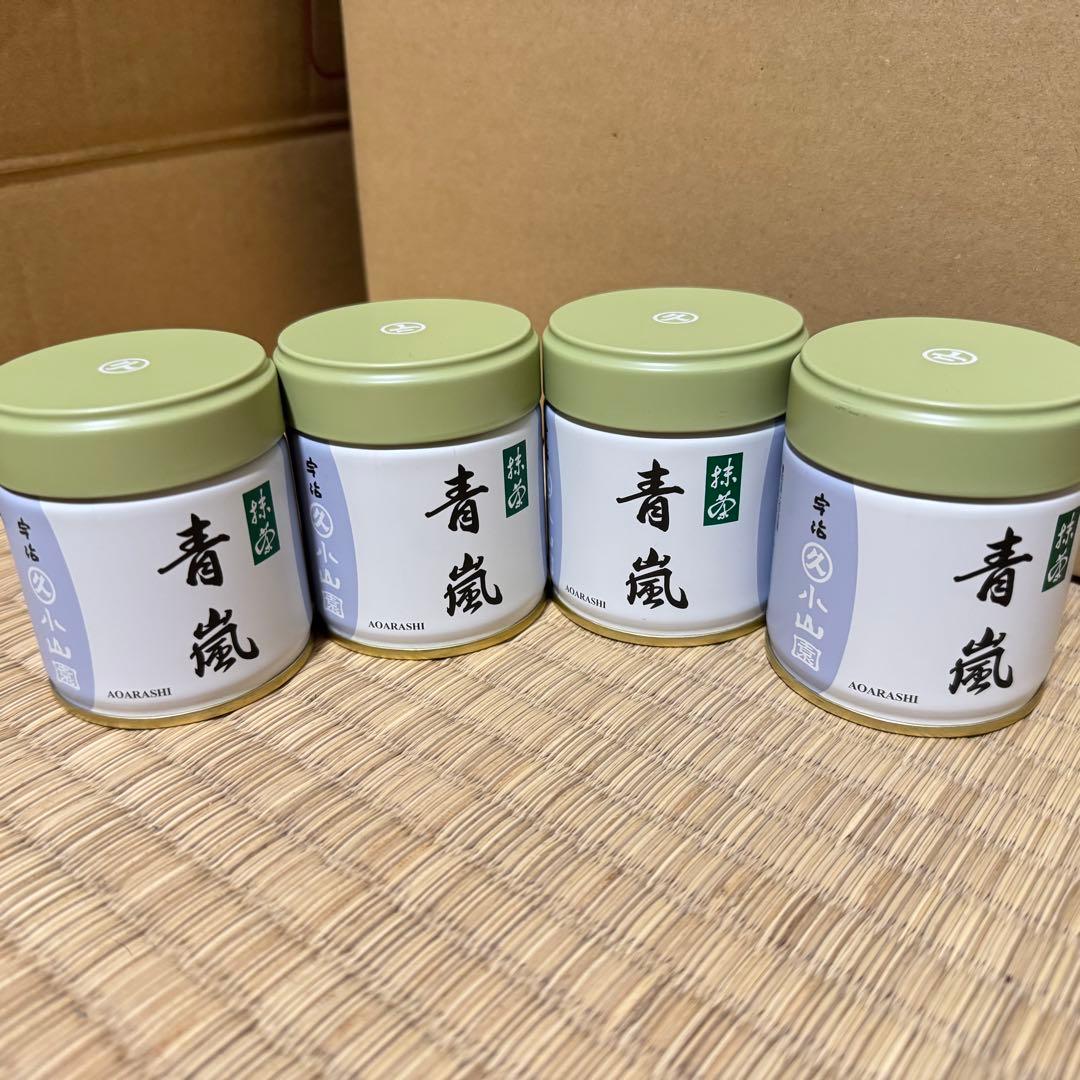 丸久小山園 抹茶 青嵐40g x4缶セット Amazon | お抹茶 丸久小山園 青嵐 40g缶 | 秋山園 | 抹茶 通販