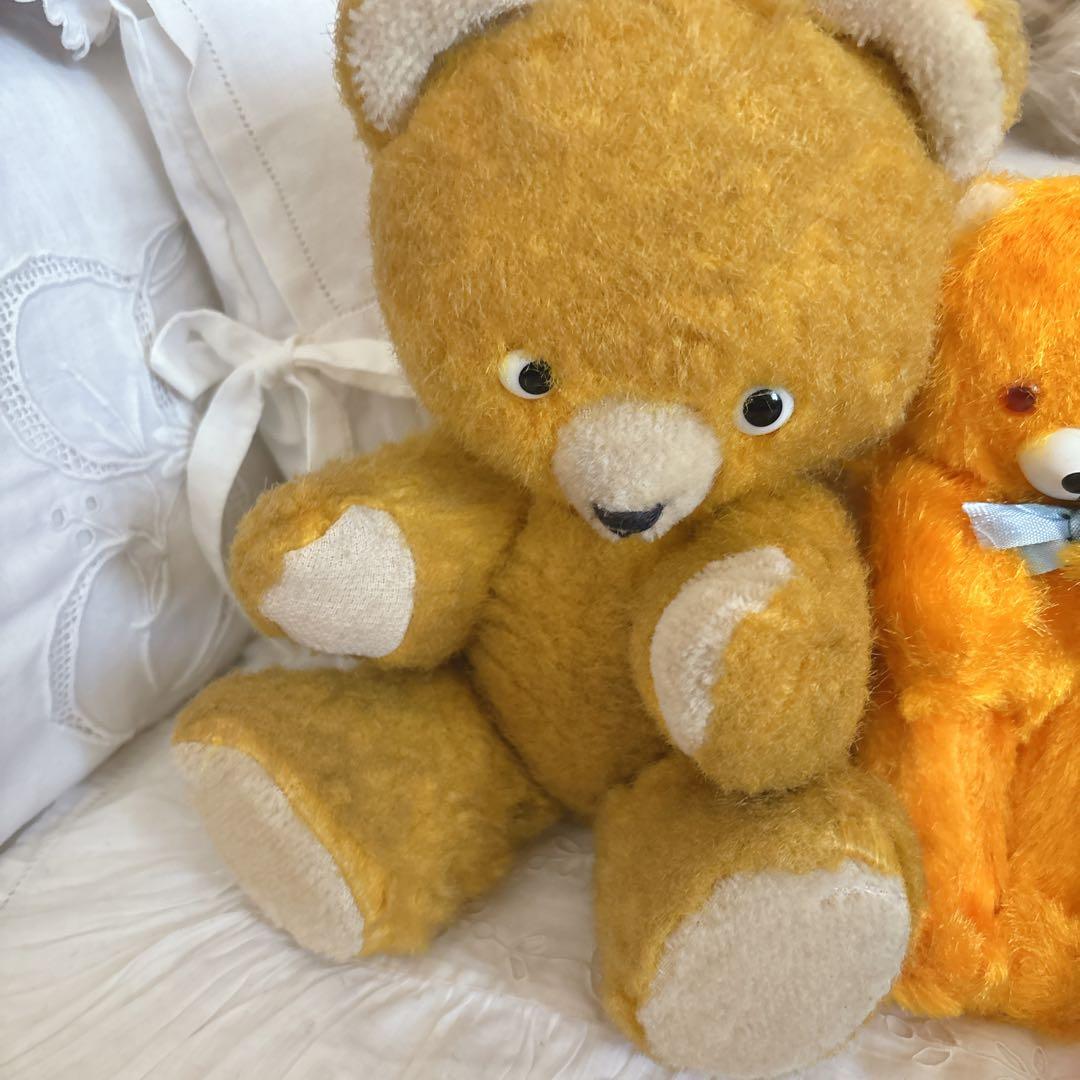 ポンチ目 新品 DDRベア イエローセット アンティークベア ベルリンベア