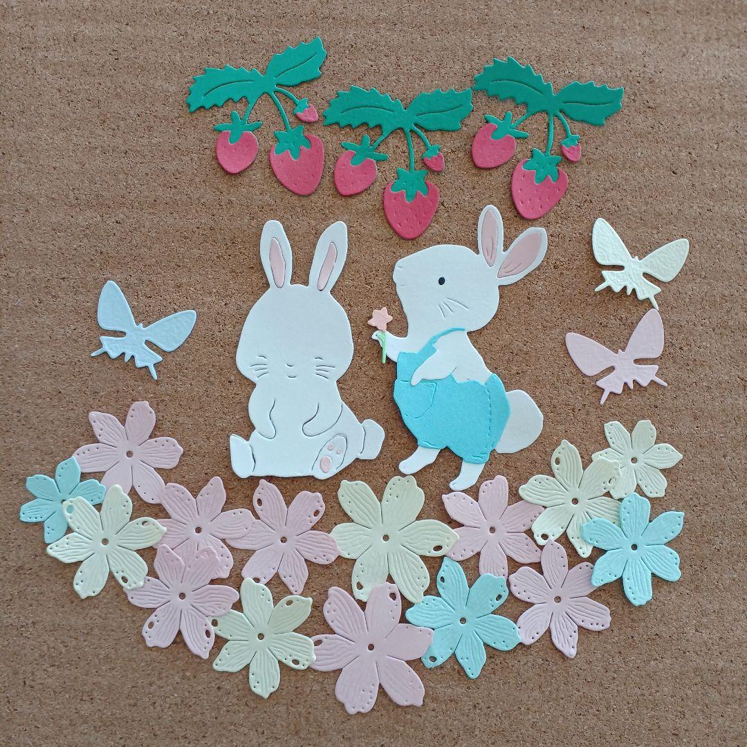 卒園 スクラップブック アルバム ペーパークラフト クラフトパンチ 花