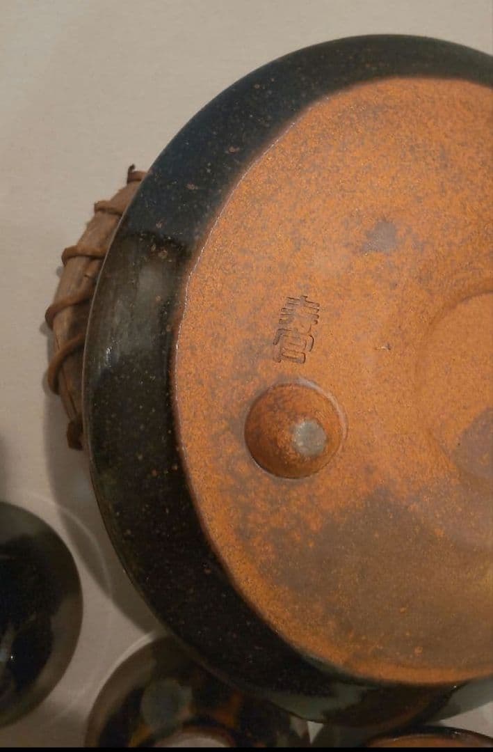 711Z151陶芸 沈寿官 酒器 徳利 水次 ぐい呑み 骨董品