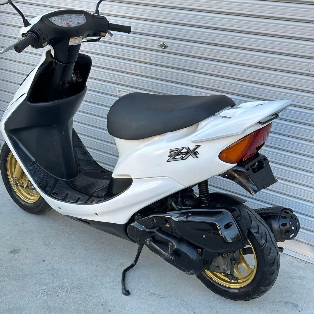 a茨城 ホンダ ライブディオ AF34 DIO ZX 人気の白 2スト ゼッペケ