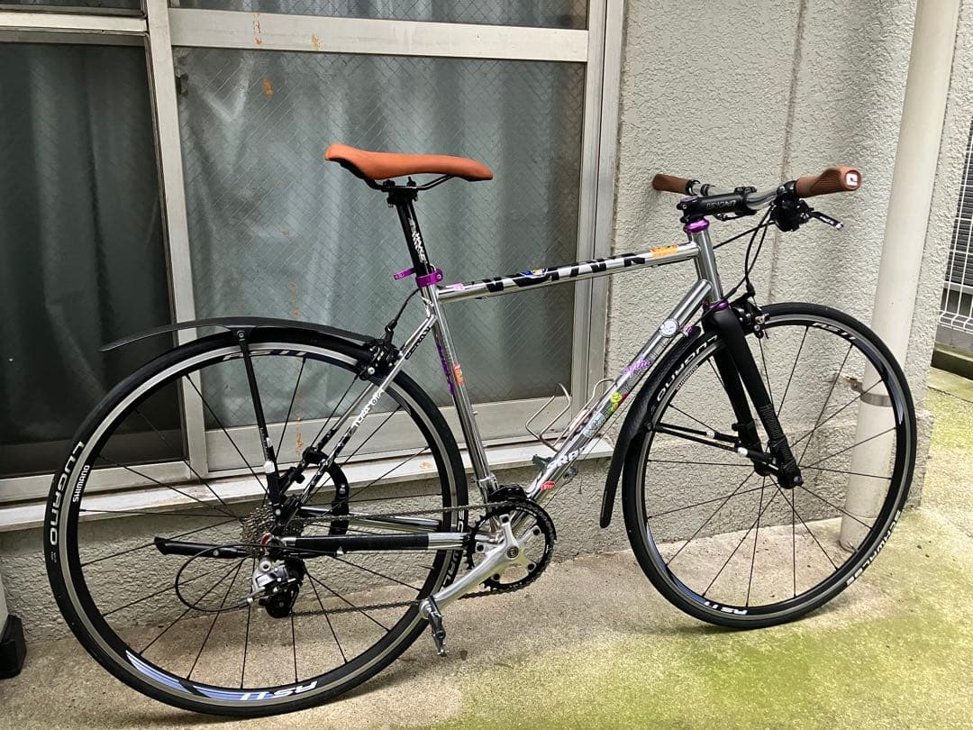 DARKROCK クロモリフラットバーロード クロスバイクsram 11s DARKROCK クロモリフラットバーロード クロスバイクsram 11s