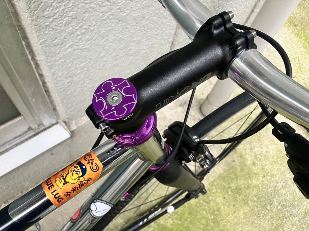 DARKROCK クロモリフラットバーロード クロスバイクsram 11s