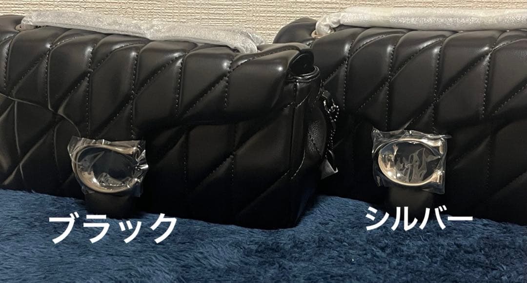 【新品】COACH タビー ショルダー バッグ 26・キルティング　ブラック金具