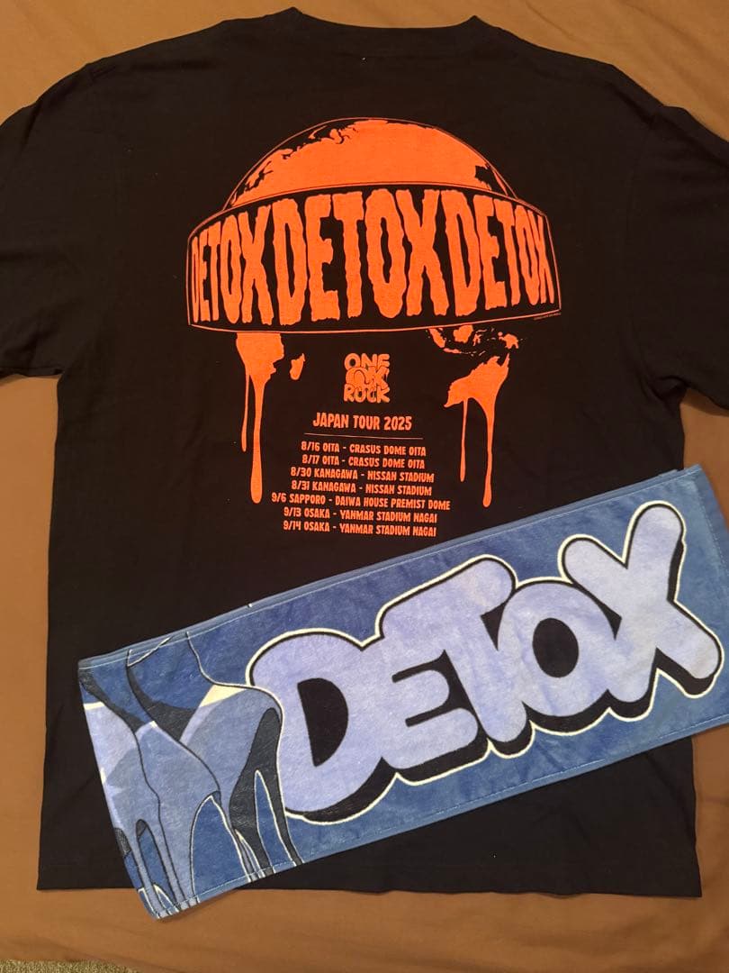 ワンオクDETOX JAPAN TOUR 2025 TシャツLタオルセット