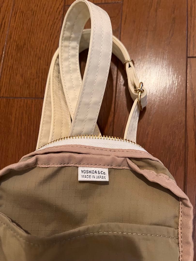 PORTER ショルダーバッグ クリーム色　白