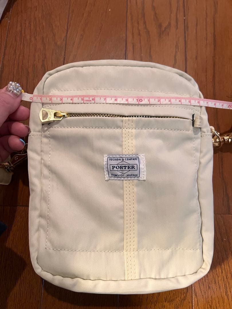 PORTER ショルダーバッグ クリーム色　白