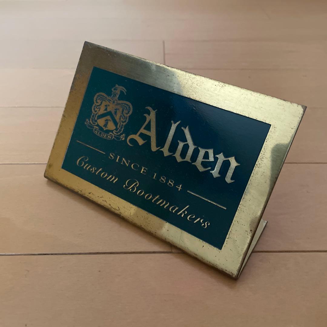オールデン ALDEN 販促用プレート 非売品