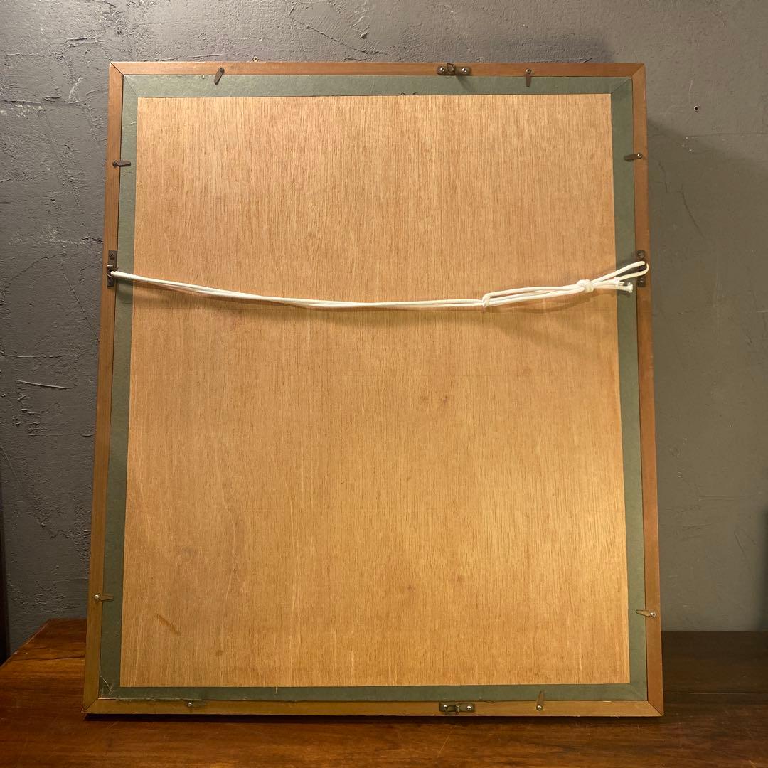 松山幾三郎 『仮面』 油絵 額装品 アート 絵画 原画 油彩 インテリア